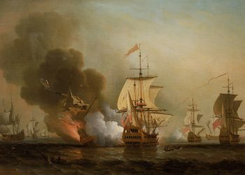 Action off Cartagena, 28 May 1708. BHC0348